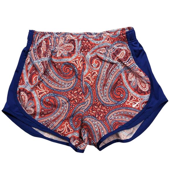 Nike Running Shorts Women's Small Dri-FIT Mid-Rise Brief-Lined Paisley - Picture 1 of 12